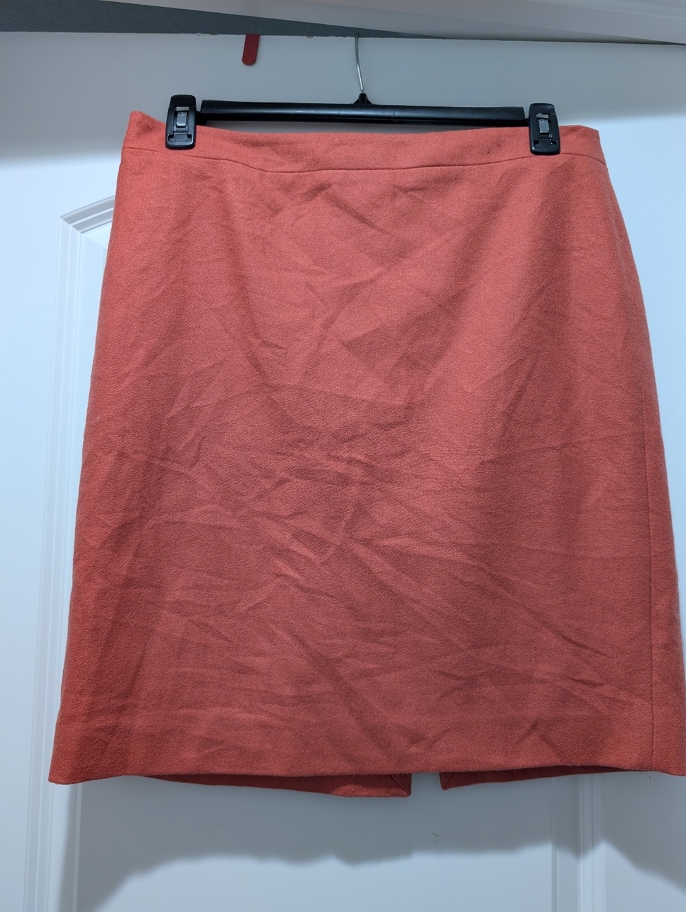 J. Crew Coral-Orange Pencil Skirt